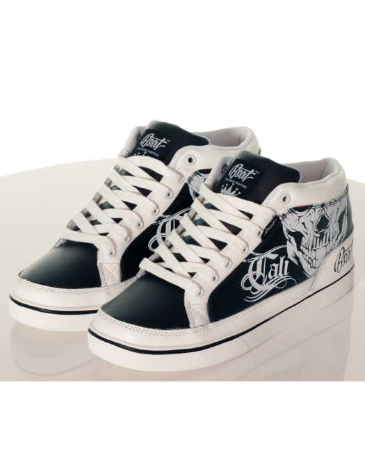 Cali Swag Shoes Black/White by BSAT