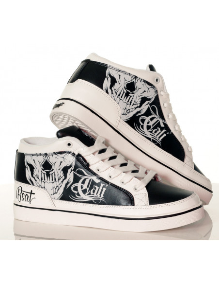 Cali Swag Shoes Black/White by BSAT
