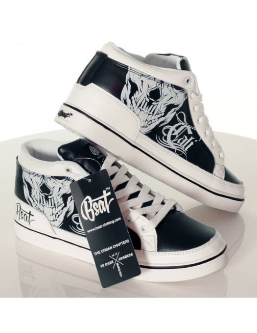 Cali Swag Shoes Black/White by BSAT