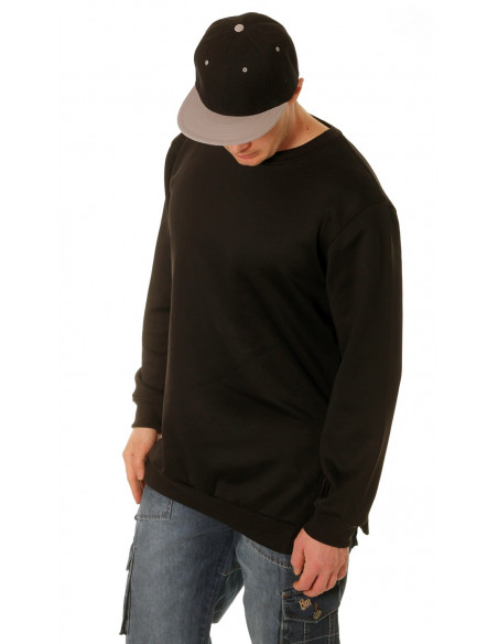 Side-Zip Shirt Black