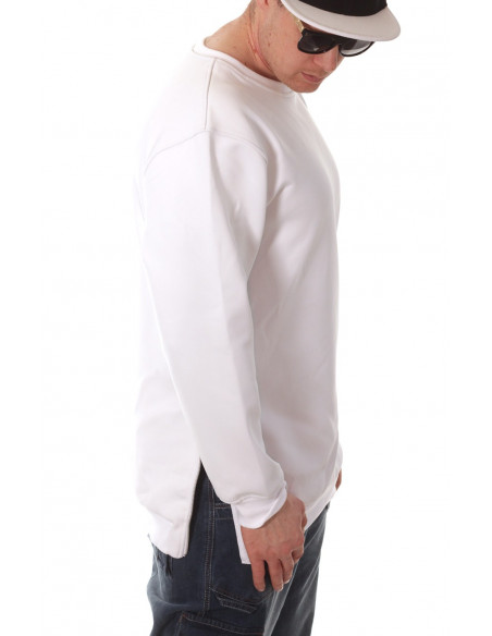 Side-Zip Shirt White