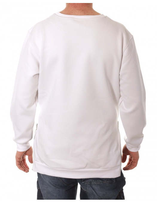 Side-Zip Shirt White