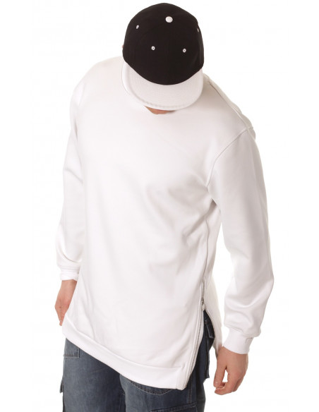 Side-Zip Shirt White