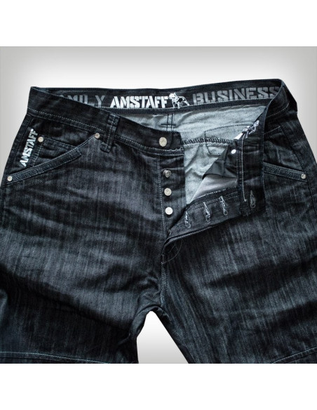 Amstaff Loose Fit Jeans Black