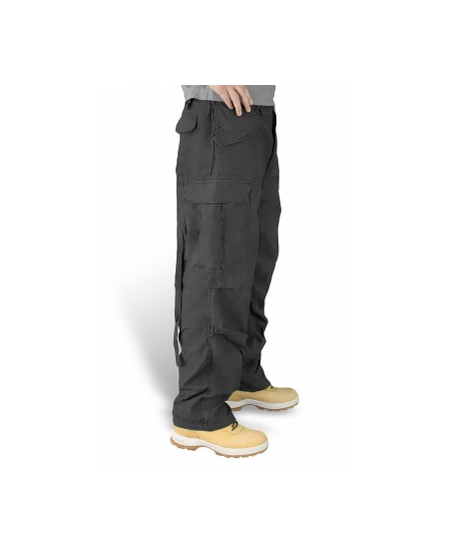 Surplus Vintage Fatigue Cargo Pants Black