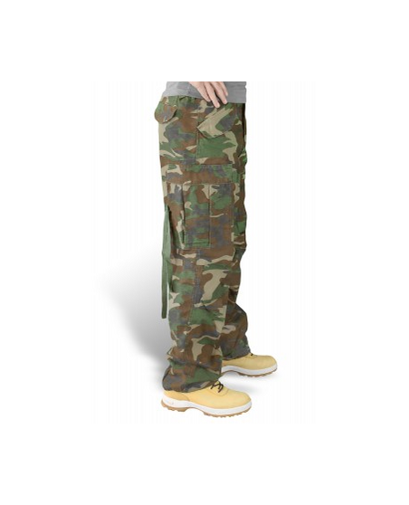 Surplus Vintage Fatigue Cargo Pants Woodland