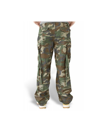 Surplus Vintage Fatigue Cargo Pants Woodland