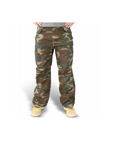 Surplus Vintage Fatigue Cargo Pants Woodland
