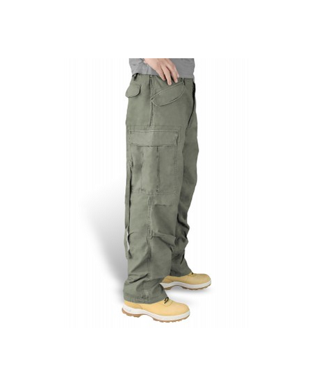 Surplus Vintage Fatigue Cargo Pants Olive