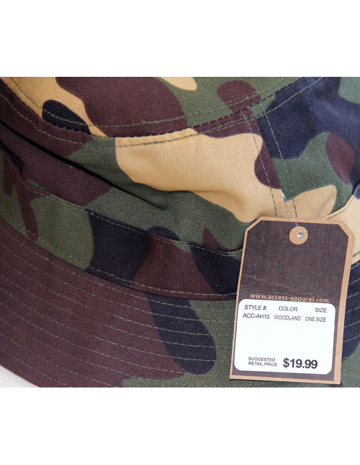 Camo Bucket Hat Woodland