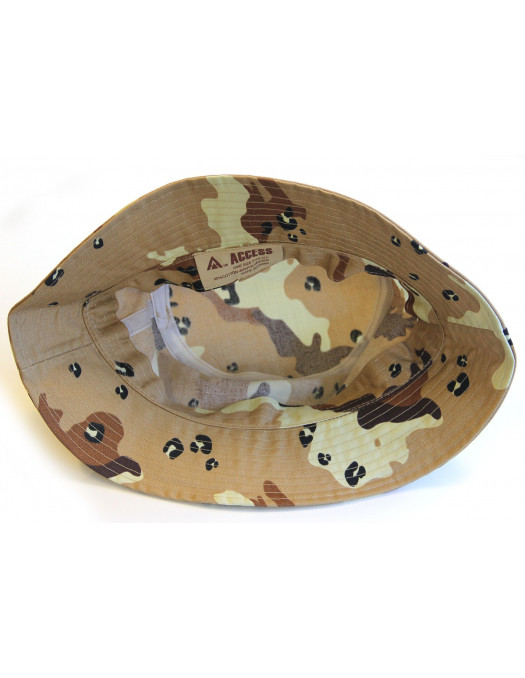 Camo Bucket Hat Khaki Desert