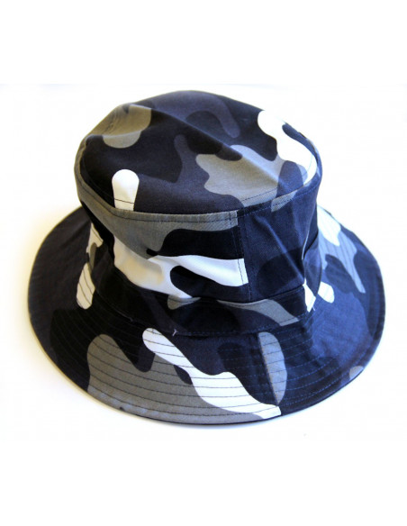 Camo Bucket Hat Gray