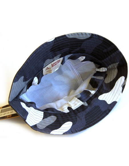 Camo Bucket Hat Gray