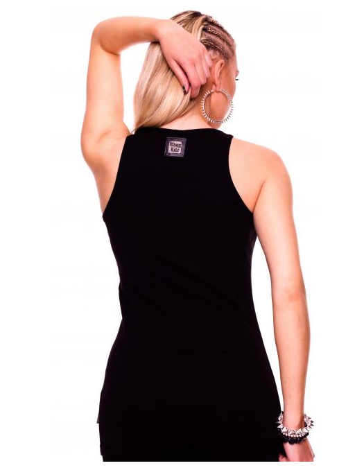 Thug Life Girls Tank Black Red...