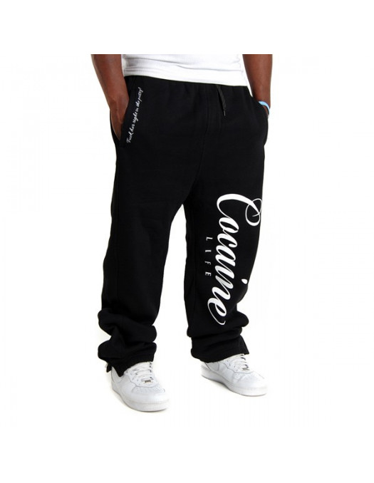 Cocaine Life Logo Sweatpants Black