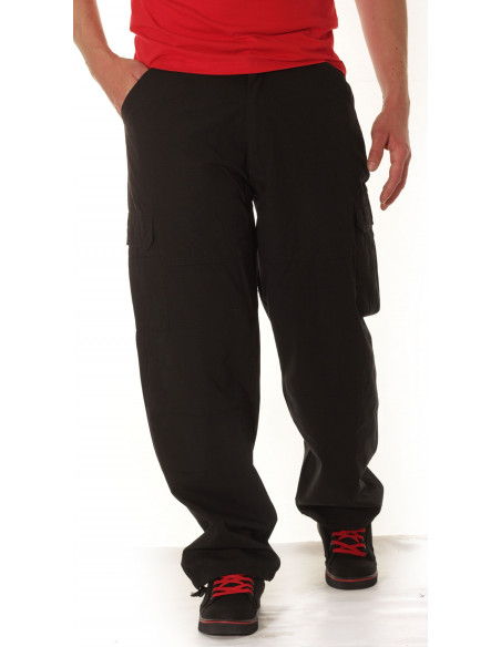 Cargo bukser Combat Black by BSAT