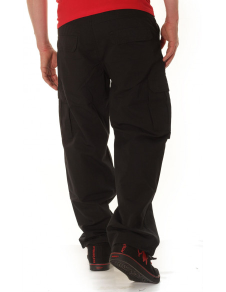 Cargo bukser Combat Black by BSAT
