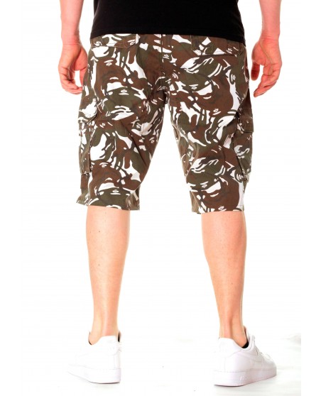 Urban Cargo Shorts Camo White