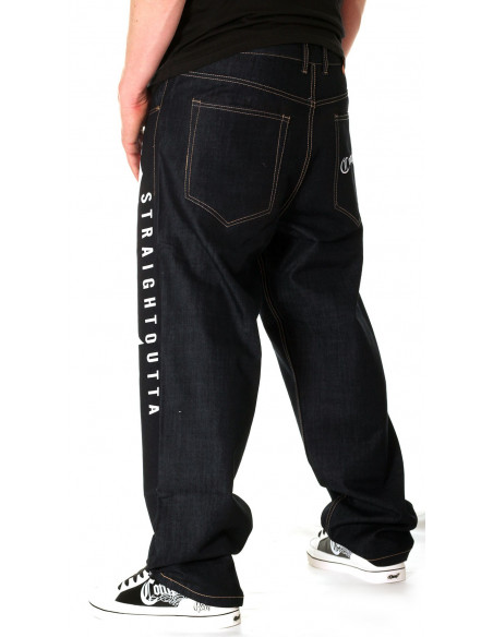 Straight Outta Compton Jeans Navy by BSAT