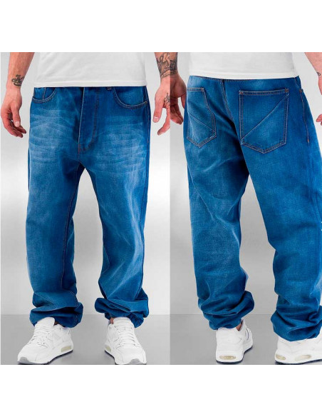 DNGRS Drawstring Baggy Mid Blue