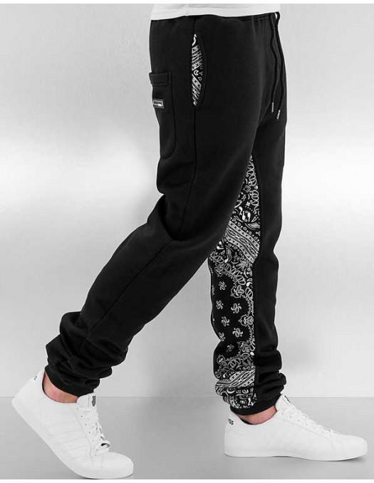 DNGRS Paisley Sweatpants Black