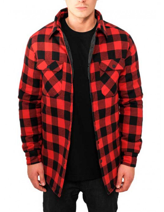 Padded Checked Flanell Light Jacket...