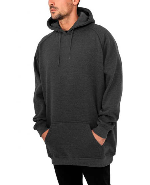 Urban Tall Hoodie Charcoal