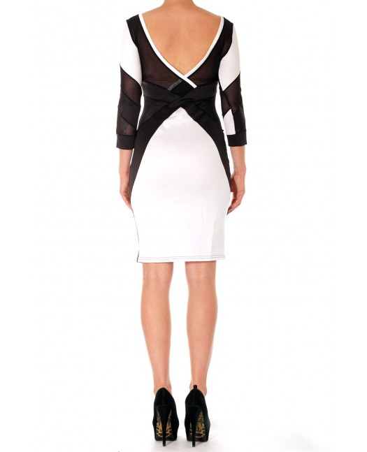 Panelled Midi Dress