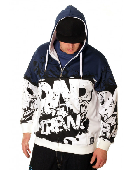 RAP CREW Hoodie Royal  by BSAT