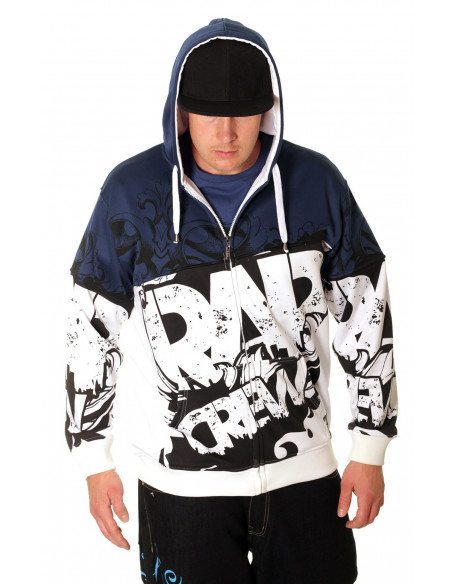 RAP CREW Hoodie Royal  by BSAT