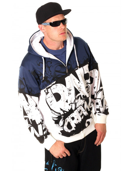 RAP CREW Hoodie Royal  by BSAT