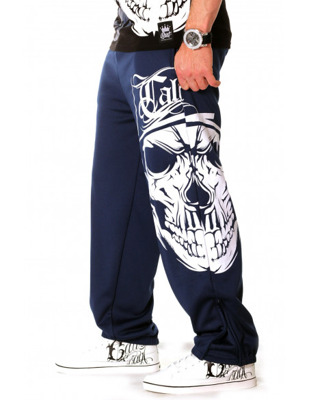 BSAT Cali Skull Sweatpants Blue