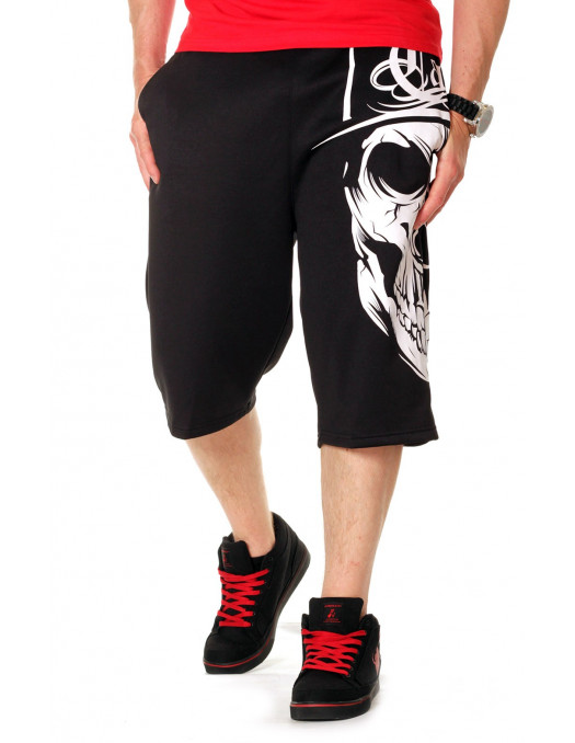 BSAT Cali Skull Shorts Black