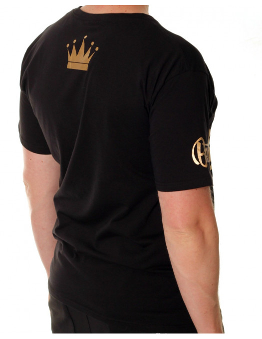 BSAT Hood Tee Black Gold
