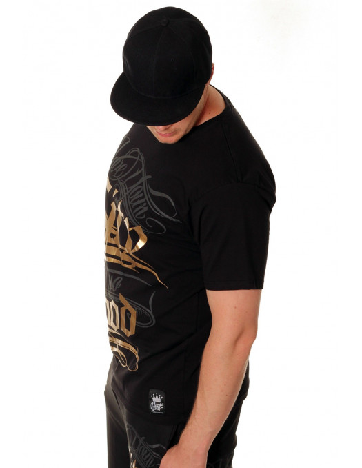 BSAT Hood Tee Black Gold