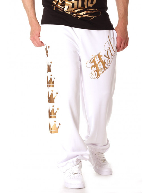 BSAT Golden Bronx Sweatpants White