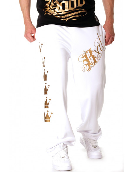 BSAT Golden Bronx Sweatpants White