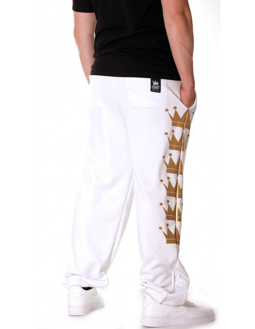BSAT Golden Bronx Sweatpants White