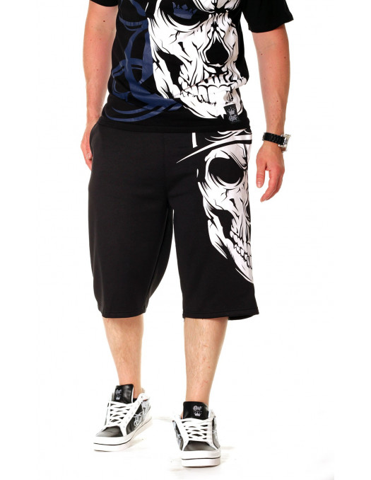 BSAT Cali Skull Shorts Black