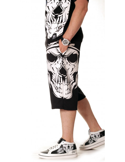 BSAT Cali Skull Shorts Black