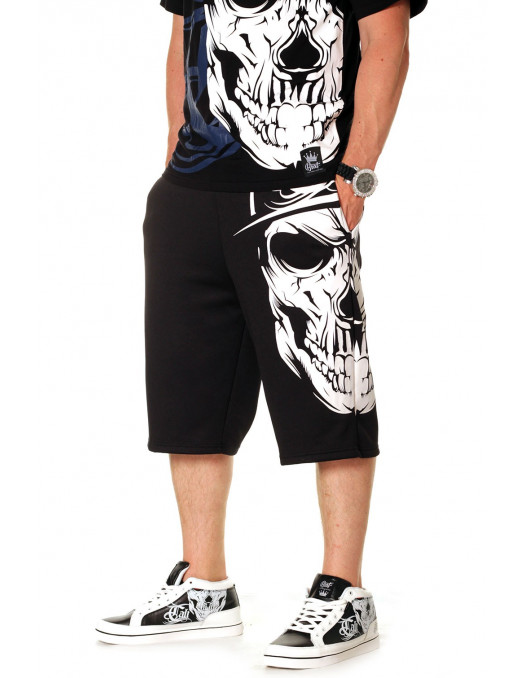BSAT Cali Skull Shorts Black