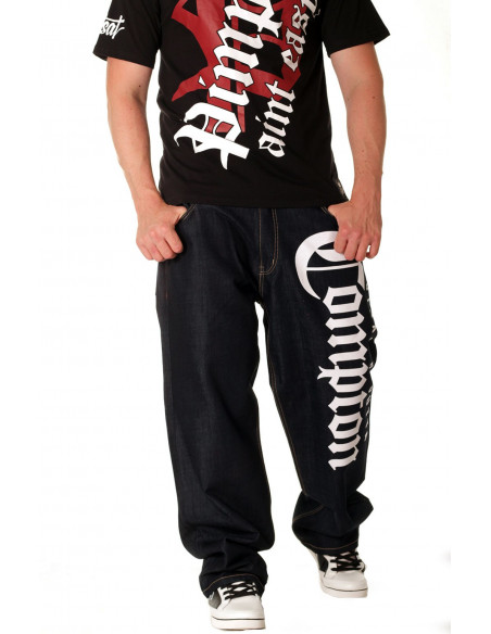 Straight Outta Compton Jeans Navy by BSAT