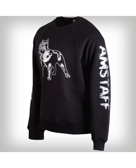 Amstaff Logo Sweater Black/Silver