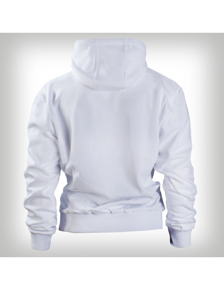 Amstaff Logo Hoodie White