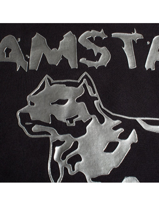 Amstaff Logo Hoodie Black/Silver