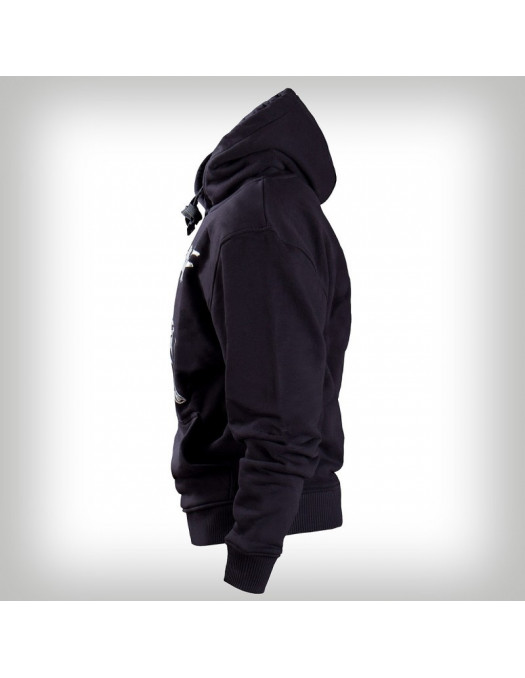 Amstaff Logo Hoodie Black/Silver