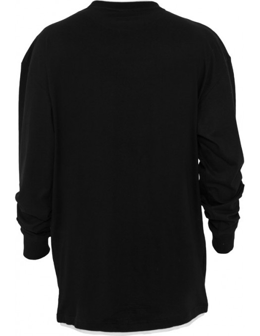 Contrast Tall Tee L/S Black White