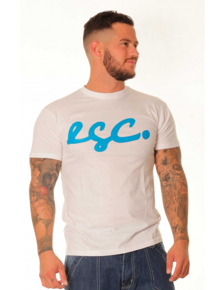 Escobar T-Shirt White/Blue
