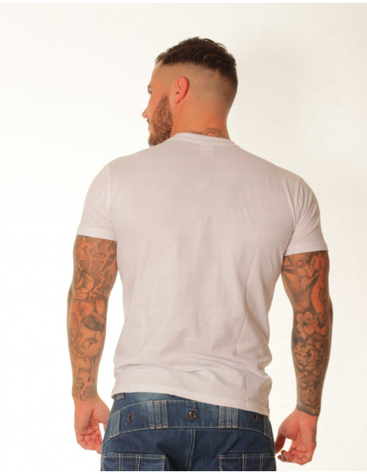 Escobar T-Shirt White/Blue