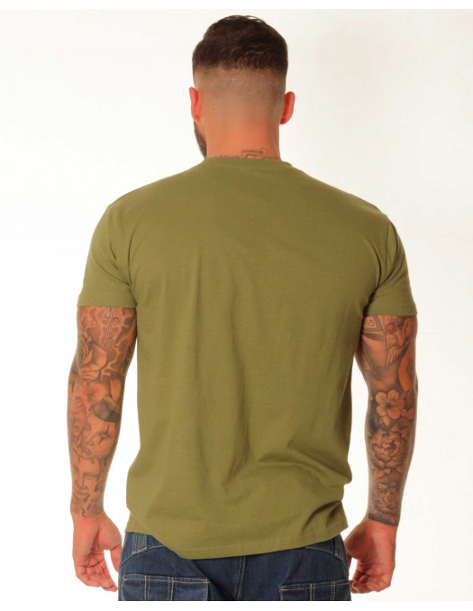 Escobar Logo T-Shirt Olive/Yellow